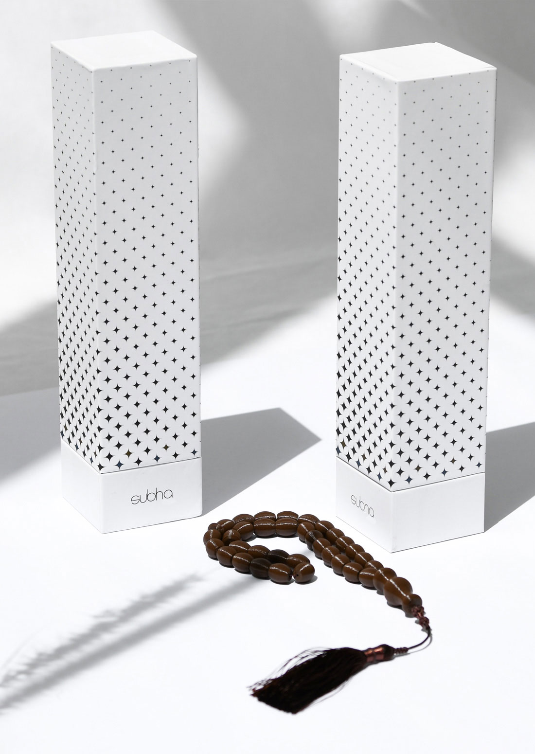Brown prayer beads